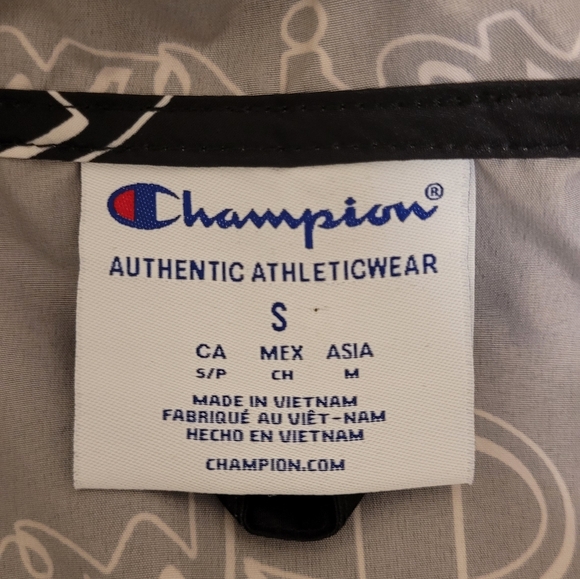 Champion Gray and Black Athletic Jacket - Picture 3 of 3
